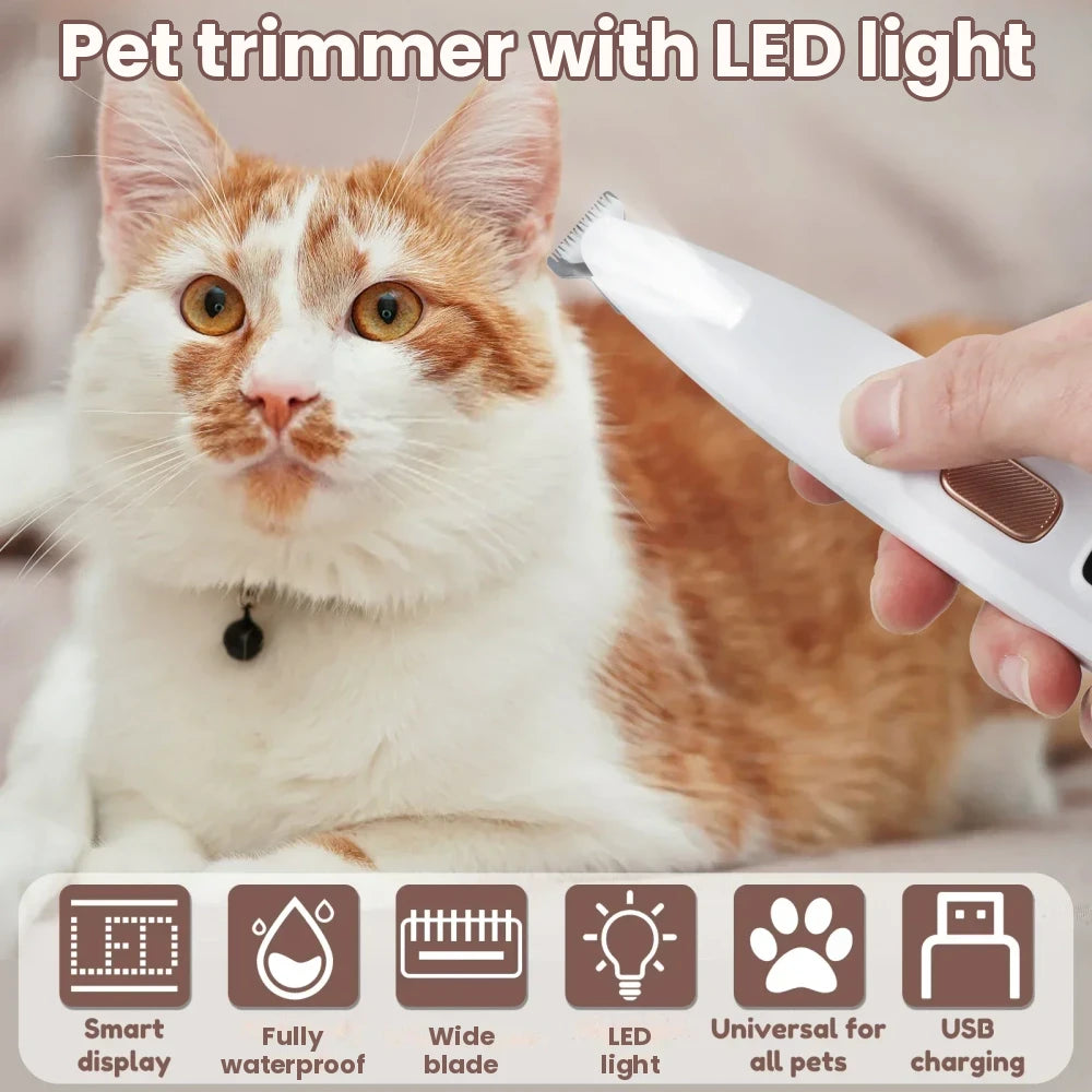Waterproof LED Pet Trimmer